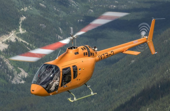 Bell 505 in flight