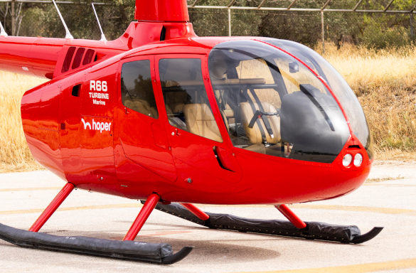 Robinson R66 in flight